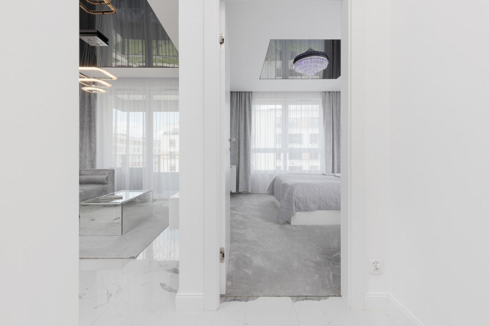 Elegant Apartments With Balcony & Parking Warsaw By Noclegi Renters Luaran gambar